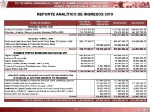 157 REUNIN ORDINARIA DE COMIT DE ADMINISTRACIN HOSPITALARIA