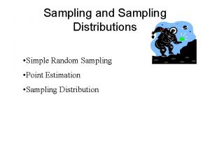 Sampling and Sampling Distributions Simple Random Sampling Point