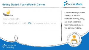 Getting Started Course Mate in Canvas Course Mate