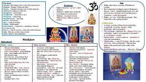 Key terms Trimurti three images these are three