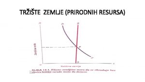 TRITE ZEMLJE PRIRODNIH RESURSA TRITE KAPITALA POJAM KAPITALA