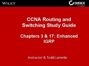 CCNA Routing and Switching Study Guide Chapters 3