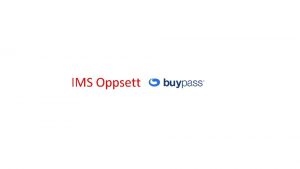 IMS Oppsett Oppsett Buypass 1 IMSOppsett betalinger IMS