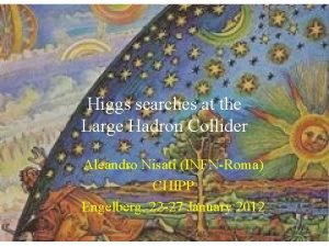 Higgs searches at the Large Hadron Collider Aleandro