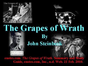 The Grapes of Wrath By John Steinbeck enotes