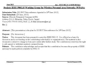 June 2013 doc IEEE 802 15 13 0350