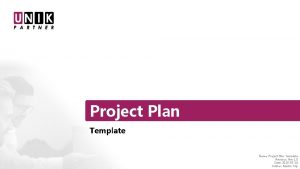 Project Plan Template Name Project Plan Template Revision