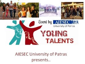 AIESEC University of Patras presents Engagement with AIESEC