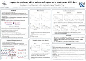 Largescale synchrony within and across frequencies in restingstate