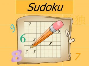 Sudoku Co to jest Sudoku Sudoku jap sdoku