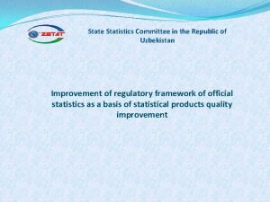 State Statistics Committee in the Republic of Uzbekistan