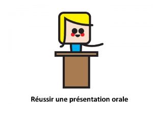 Russir une prsentation orale Avant la prsentation PREPARATION