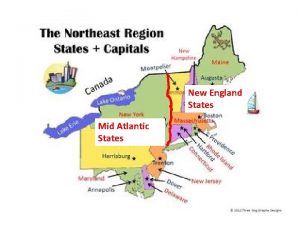New England States Mid Atlantic States New England