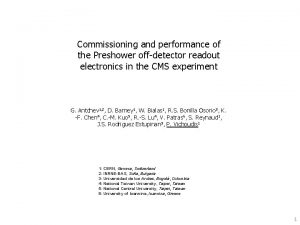 Commissioning and performance of the Preshower offdetector readout