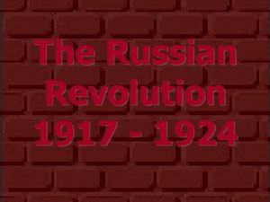 The Russian Revolution 1917 1924 textbook Nicolas Tate