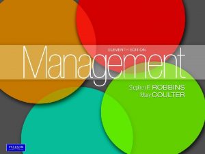 Management Eleventh Edition by Stephen P Robbins Mary
