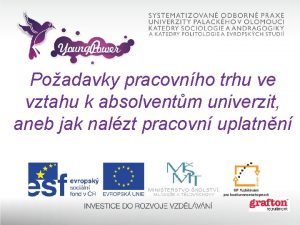 Poadavky pracovnho trhu ve vztahu k absolventm univerzit