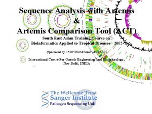 Sequence Analysis with Artemis Artemis Comparison Tool ACT