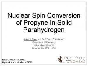 Nuclear Spin Conversion of Propyne In Solid Parahydrogen
