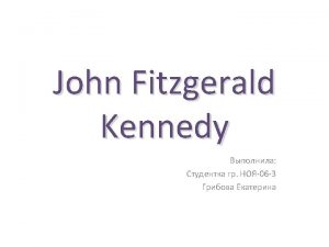 John Fitzgerald Kennedy takes the oath of office