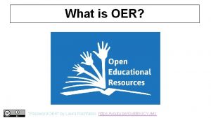 What is OER Password OER by Laura Rachfalski