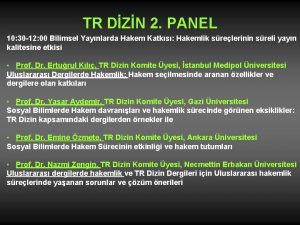 TR DZN 2 PANEL 10 30 12 00