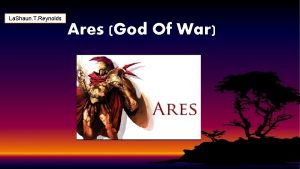 La Shaun T Reynolds Ares God Of War