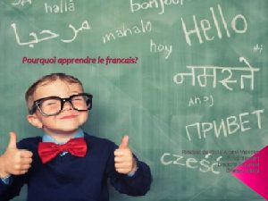 Pourquoi apprendre le francais Realizat de Iftime Andrei
