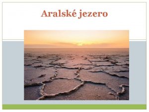 Aralsk jezero Aralsk jezero a ptoky Aralsk jezero