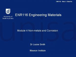 ENR 116 Mod 4 Slide No ENR 116