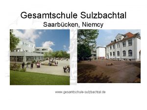 Gesamtschule Sulzbachtal Saarbcken Niemcy www gesamtschulesulzbachtal de Niemcy