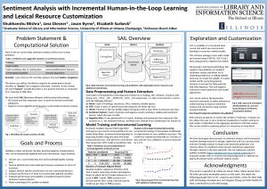 Sentiment Analysis with Incremental HumanintheLoop Learning and Lexical