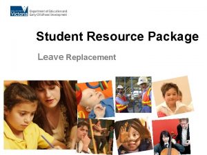 Student Resource Package Leave Replacement Presentation Content Navigation