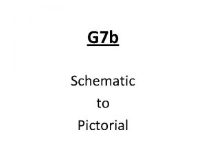 G 7 b Schematic to Pictorial You will