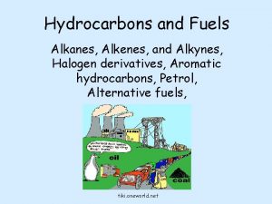 Hydrocarbons and Fuels Alkanes Alkenes and Alkynes Halogen