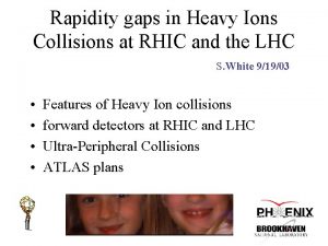 Rapidity gaps in Heavy Ions Collisions at RHIC