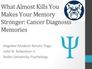 What Almost Kills You Makes Your Memory Stronger