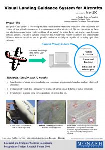 Visual Landing Guidance System for Aircrafts commenced on