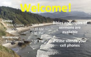 Welcome Sunday Bible Classes Worship Wednesday Bible Classes