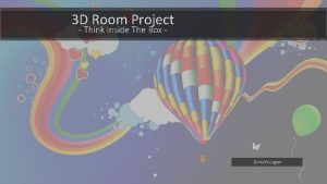 3 D Room Project Think Inside The Box