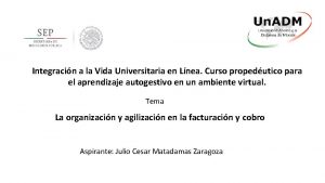 Integracin a la Vida Universitaria en Lnea Curso