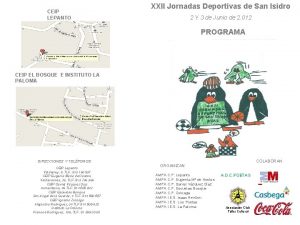 CEIP LEPANTO XXII Jornadas Deportivas de San Isidro