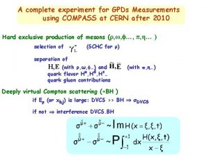 A complete experiment for GPDs Measurements using COMPASS
