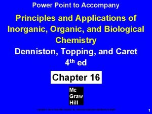 Power Point to Accompany Principles and Applications of Power Point to Accompany Principles and Applications of