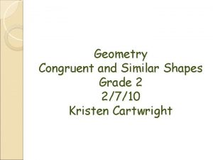 Geometry Congruent and Similar Shapes Grade 2 2710