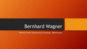 Bernhard Wagner HeinrichHeineGesamtschule Duisburg Rheinhausen Vom Smartphone zum