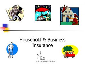 Household Business Insurance Mr Poole Business Studies Distinguish