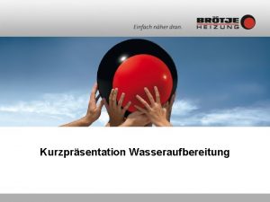 Kurzprsentation Wasseraufbereitung Agua SaveAgua Clean Grundlagen der Wasseraufbereitung