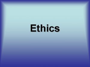 Ethics http www bbc co ukblogstheeditorssixoclocknews http www
