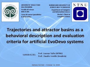 UNIVERSITA DEGLI STUDI DELLINSUBRIA Facolt di Scienze MM